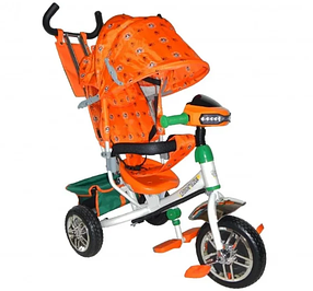 Трехколесный велосипед  BC-17B- трешка "Ламба фара""оранжевый