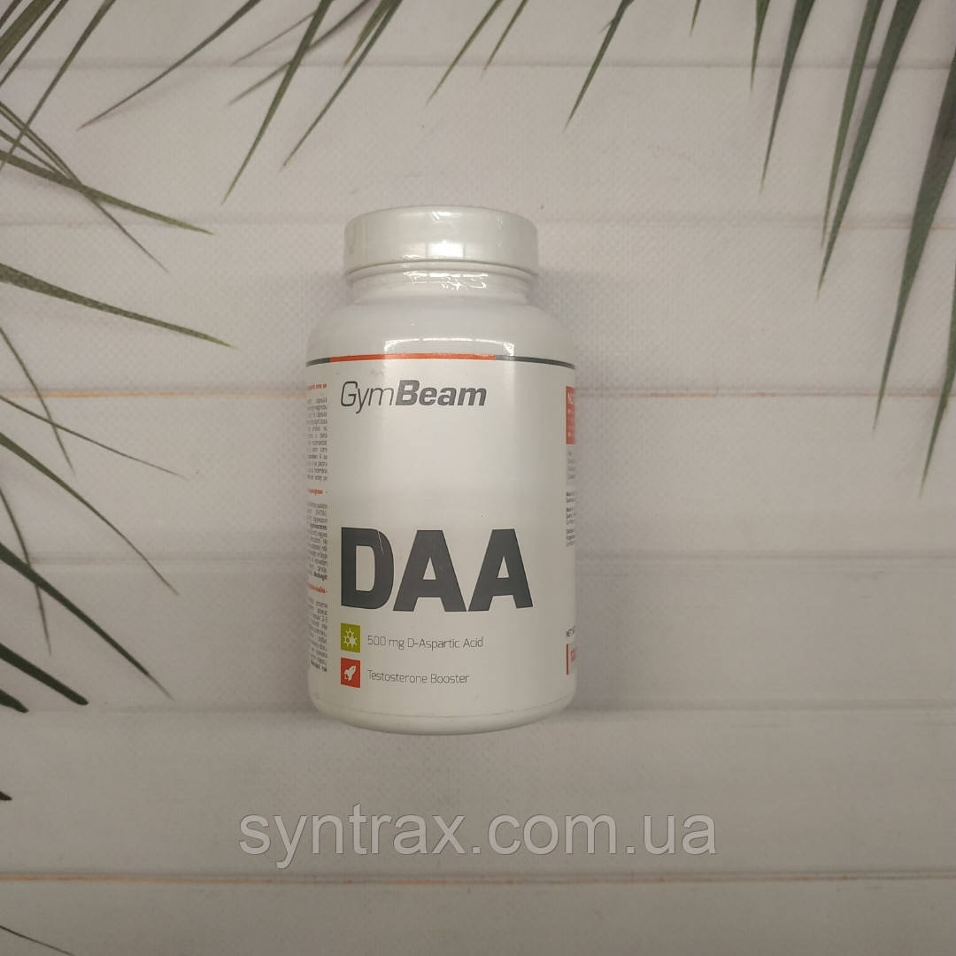GymBeam DAA 120 caps 500 mg д-аспаргінова кислота