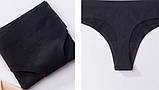 Жіночі безшовні стрінги 46 розмір - в наборі 3шт., 80% нейлон, 20% спандекс, фото 5