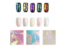 Бите скло для нігтів в асортименті 1шт.