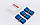 Обмотка на ручку ракетки теніс, сквош, бадмінтон Overgrip BABOLAT 653014-136 VS (3шт, синій), фото 2