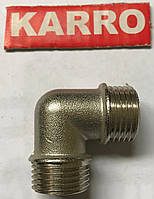 Колено 3/4"Н/Н Karro (никель )