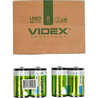 Батарейка Videx Alkaline LR20, D, лужна, ціна за 1 шт.