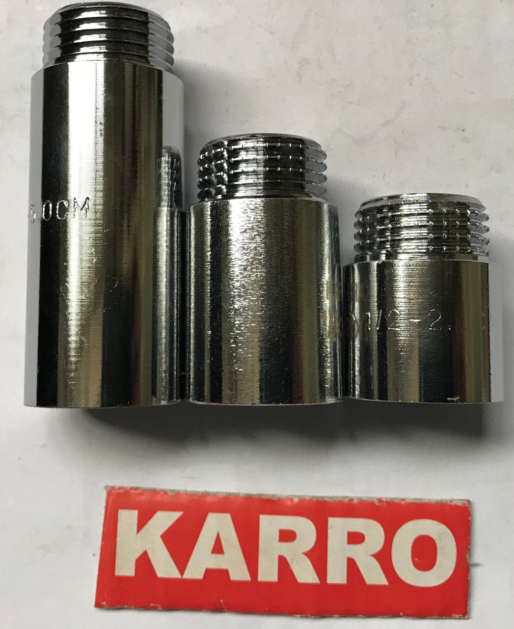 Удлинитель 1/2", 60мм Karro (хром) - фото 1 - id-p1176656524