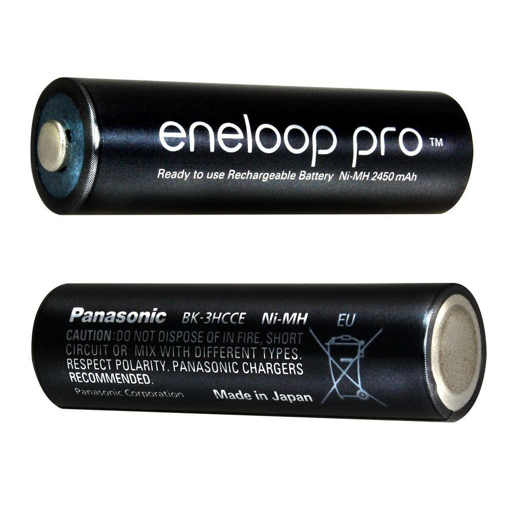 4шт аккумулятор Panasonic Eneloop Pro AA 2450 mAh - фото 3 - id-p155947388