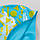 Шапочка для плавання дитяча SPEEDO JUNIOR SLOGAN PRINT 808386B955 (силікон, блакитний-жовтий), фото 3