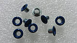Люверс для ляльок. Синій. Діаметр капелюшка 6 мм. Діаметр ніжки 3 мм. №23, фото 2