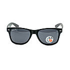 Окуляри Ray Ban Wayfarer Polarized чорні матові, фото 4
