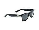 Окуляри Ray Ban Wayfarer Polarized чорні матові, фото 5