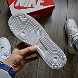 Кросівки чоловічі Nike Air Force1 07 Just Do It Pack Black Топ якість Київ, фото 5
