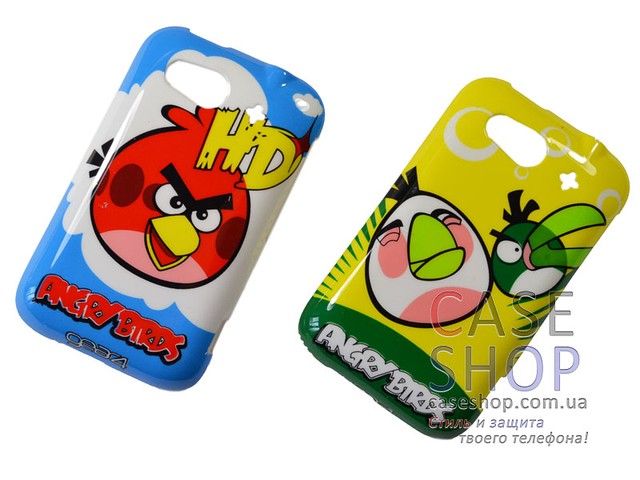 Пластиковый чехол Angry Birds для HTC Wildfire S (a510e) - фото 2 - id-p3016312