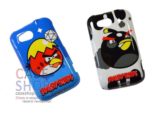 Пластиковый чехол Angry Birds для HTC Wildfire S (a510e) - фото 3 - id-p3016312