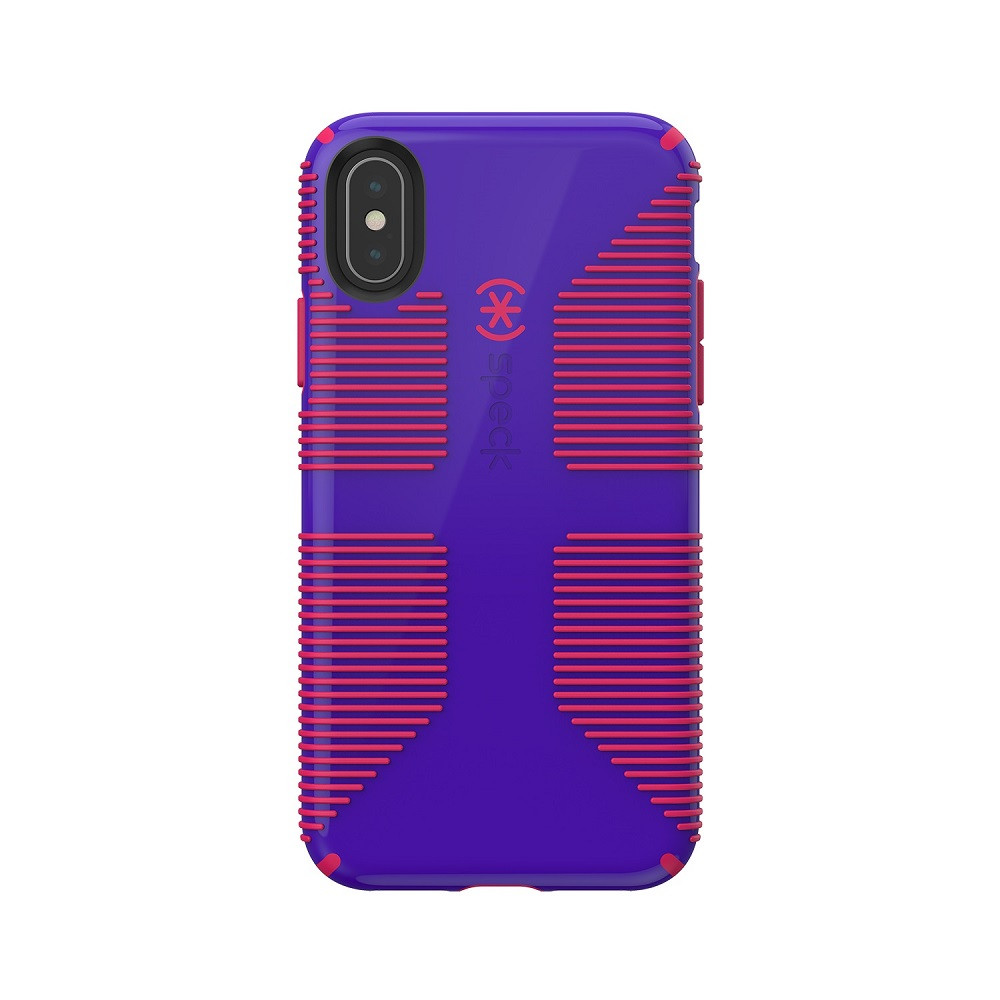 Чохол Speck Candyshell Grip Purple/Red для iPhone Xs Max