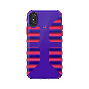 Чохол Speck Candyshell Grip Purple/Red для iPhone Xs Max