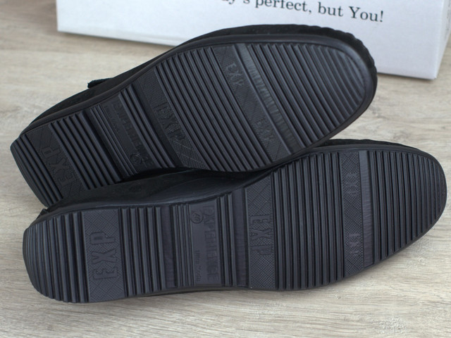 Чорні перфоровані замшеві мокасини взуття великих розмірів Rosso Avangard ETHEREAL Black Vel Perf BS 1176678444