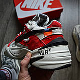 Кросівки чоловічі M2K Tekno x Off White Red&White  Топ якість Київ, фото 4