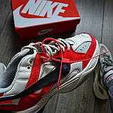 Кросівки чоловічі M2K Tekno x Off White Red&White  Топ якість Київ, фото 8