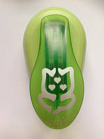 Діркопробивач фігурний Тюльпан 3D важіль 2,5 см