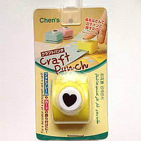 Діркопробивач Серце 1 см кнопка