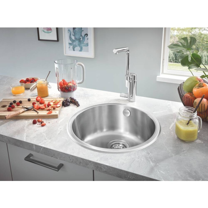 Кругла кухонна мийка Grohe EX Sink 31720SD0 серія K200 440