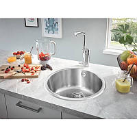 Круглая кухонная мойка Grohe EX Sink 31720SD0 серия K200 диаметром 440