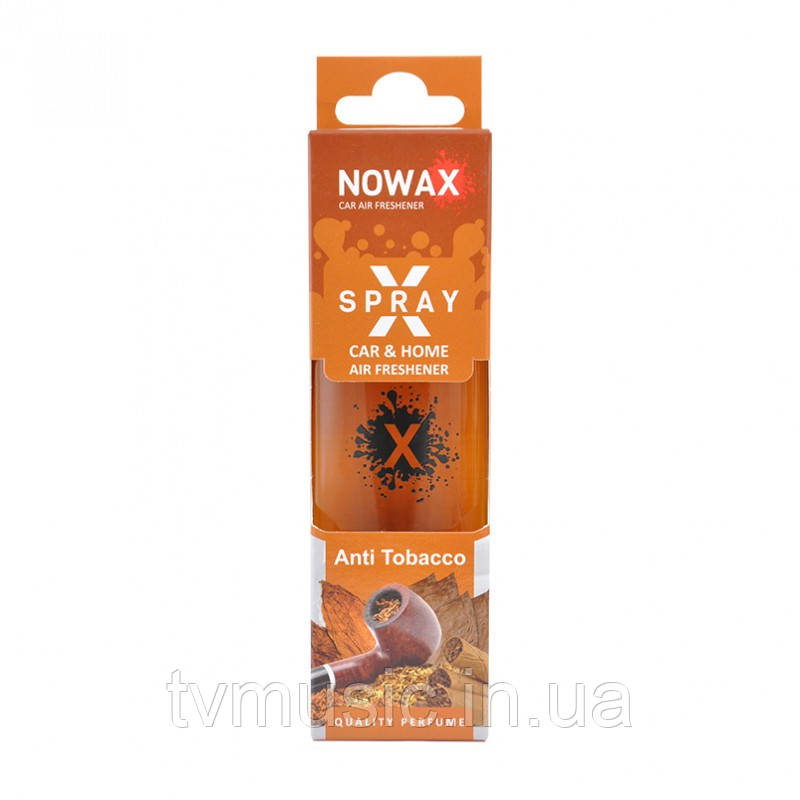 Ароматизатор у машину Nowax X Spray Anti Tobacco NX07606 50 мл