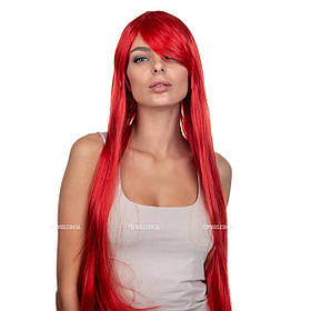 Перука з канекалону BD142A червоний для сцени, танців, вечірок та розваг