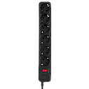 Мережевий фільтр-удлиннитель LP-X6, 3м Black, фото 3