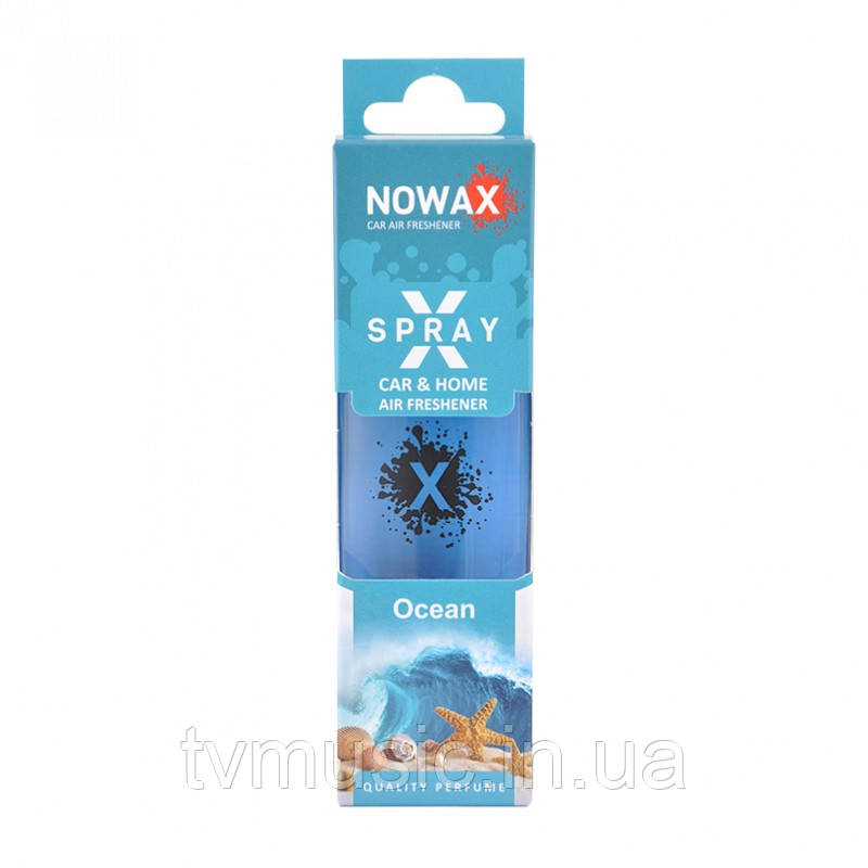 Ароматизатор у машину Nowax X Spray Ocean NX07599 50 мл