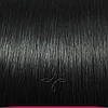 Натуральне Слов'янське Волосся на Заколках 65-70 см 110 грам, Чорний №01, фото 2