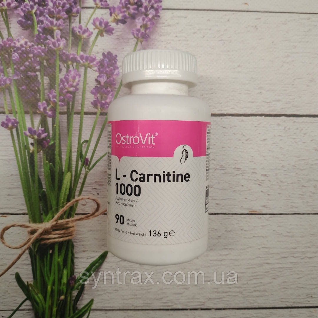 Ostrovit L-CARNITINE 90 tab, карнітин острівіт 90 таб