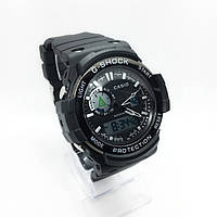 Часы мужские спортивные водостойкие G-SHOCK Casio (Касио), цвет черный с графитом ( код: IBW361B1 )