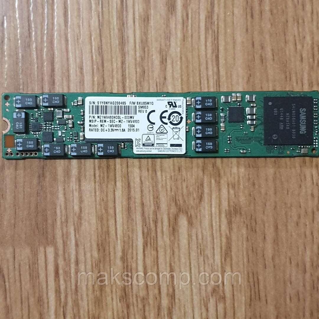 SSD Samsung SM953 480Gb m.2 SATAIII (MZ1WV480HCGL), фото 1