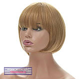 Перука каре з термоволосся 180℃ Lindsey AT колір пшеничний блондин, фото 3