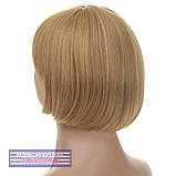 Перука каре з термоволосся 180℃ Lindsey AT колір пшеничний блондин, фото 5