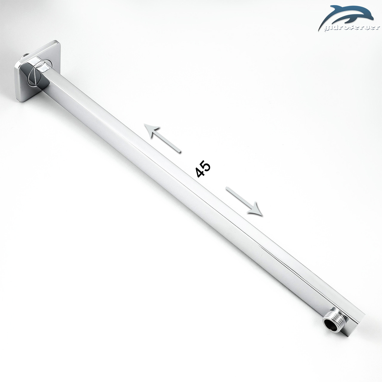 Кронштейн для верхней лейки тропического душа DL-02.45 латунный.