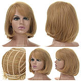 Перука каре з термоволосся 180℃ Sabrina AT колір пшеничний блондин, фото 2