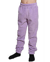 Теплые детские штаны из флиса (размеры 116-164 в расцветках) 122, сиреневый
