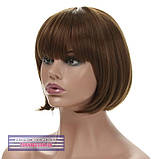 Перука каре з термоволосся 180℃ Kristal AT русявий колір, Перуки і шиньйони, фото 3