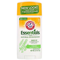 Arm & Hammer, Essentials Natural дезодорант, для мужчин и женщин, свежий аромат, 2,5 унции (71 г)