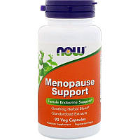 Now Foods, Поддержка при менопаузе Menopause Support, стандарт. травяные экстракты 90 раст капсул