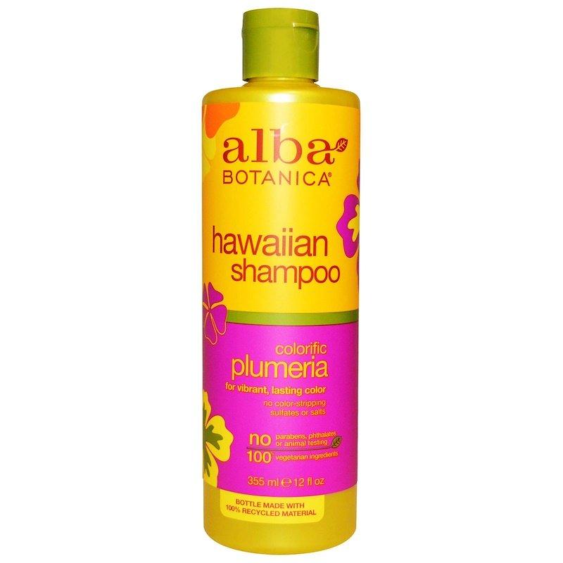 Alba Botanica, Гавайський шампунь, Colorific Plumeria, 355 мл (12 рідких унцій)