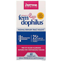 Jarrow Formula, Fem Dophilus для жінок, 60 рослинних капсул