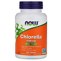 Now Foods, Chlorella, Хлорелла, 1000 мг, 120 таблеток