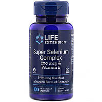 Life Extension, Суперкомплекс селена, 100 вегетарианских капсул
