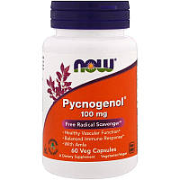 Now Foods, Pycnogenol, 100 mg, 60 Veg Capsules