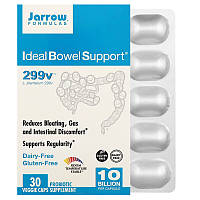 Jarrow Formulas, Ideal Bowel Support, 299v, Пробиотики от газообразования и вздутия , 30шт