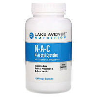 Lake Avenue Nutrition, N-A-C, N-Acetyl Cysteine with Selenium & Molybdenum, 600 mg, 120 Veggie Capsules