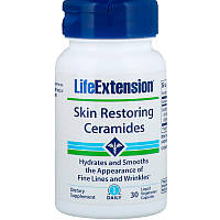 Life Extension, Кераміди для відновлення шкіри, 30 рідких вегетаріанських капсул