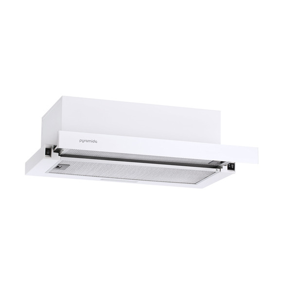 Телескопічна витяжка кухонна PYRAMIDA TLX2 60 WH, фото 1
